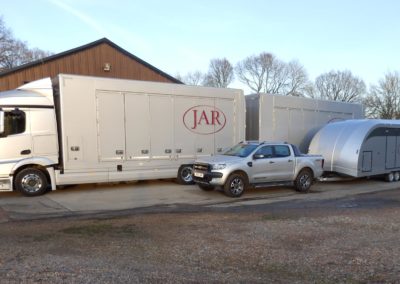 JAR offer a choice of car transporters, including a Brian James trailer 4WD option